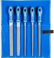 Pferd Feile Werkstattfeilen-Set Hieb 2 in PVC-Rolltasche