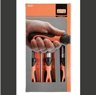 BAHCO Feile Ergo Feilensatz 5 -Tlg 200mm Hieb 1 & 2 1-478-08-1-2