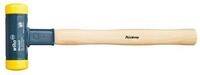 Wiha Hammer Wiha Schonhammer r&uuml;ckschlagfrei mit Hickory-Holzstiel,...