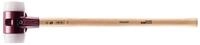 HALDER Hammer Halder Schonhammer mit Superplastik-Eins&auml;tzen (wei&szlig;) 100G mm