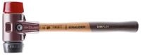 HALDER Hammer Halder Schonhammer Simplex EH-3026, Gummi- + Kunststoffeinsatz