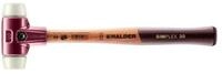 Gummihammer HALDER SIMPLEX Schonhammer &Oslash; 30 mm Nylon mit Tempergussgeh&auml;use