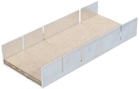 BGS S&auml;geblatt Aluminium-Gehrungslade, 245 x 106 x 44 mm