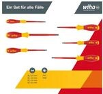 Wiha Schraubendreher Profi (00833) - 6 tlg., VDE, Elektriker, Schlitz, Kreuz