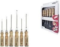 Wiha Schraubendreher Holz-Schraubendreher Set Schlitz,&nbsp;Phillips&nbsp;6-tlg 07149,