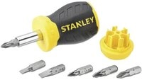 STANLEY Bit-Schraubendreher STUBBY MULTIBIT - 6 BITS 0-66-357