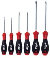 Wiha Schraubendreher Schraubendreher Set SoftFinish&reg; Phillips, Pozidriv 6-tlg...