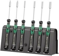 Wera Schraubendreher Au&szlig;ensechskant Elektronik-Schraubendreher-Satz 6tlg
