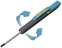 HAZET Montagewerkzeug Hazet 805C-25 Clip-Schraubendreher, Schlitzschrauben, L:...