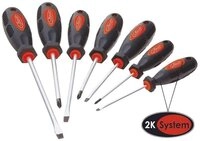 VIGOR Schraubendreher Vigor Werkstatt Schraubendreher-Set 7teilig Schlitz,