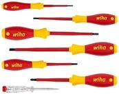 Wiha Schraubendreher Schraubendreher Set SoftFinish&reg; electric Schlitz, Phillips