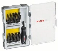 BOSCH Bit-Set Schraubendreher-Set mit Handgriff, 37-teilig 2607017320, inkl.