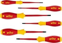 Wiha Schraubendreher SoftFinish (38362) - 6 tlg., Schraubenzieher, Schlitz,...