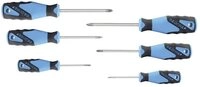 Gedore Schraubendreher 3K-Schraubendreher-Set 6tlg. Kreuzschlitz Phillips/Pozidriv