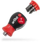 Wiha Schraubendreher Stubby (33744), Magnetisch, inkl. 6 Bits, TORX