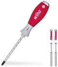 Wiha Schraubendreher D&uuml;bellochschl&auml;ger-Set SoftFinish, mit 4 D&uuml;beln