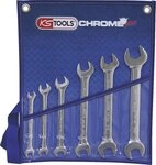 KS Tools Maulschl&uuml;ssel CHROMEplus (6 St), Doppelmaulschl&uuml;ssel-Satz, 6-teilig
