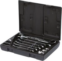 KS Tools Ratschenringschl&uuml;ssel GEARplus (10 St), Ratschenringmaulschl&uuml;ssel-Satz,