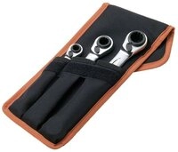 BAHCO Ringschl&uuml;ssel Bahco S4RM/3T Knarren-Ring-Maulschl&uuml;ssel-Satz 3teilig