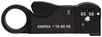 Knipex Abisolierzange KNIPEX 16 60 05 SB Abisolierwerkzeug f&uuml;r Koaxialkabel...