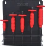 KS Tools Hammer Splintentreibersatz mit Handschutzgriff, 5-tlg 3-8mm (156.0000)