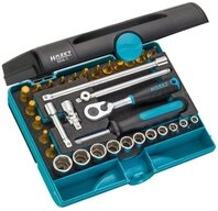 HAZET Steckschl&uuml;ssel Steckschl&uuml;ssel-Satz 1/4&Prime; (6.3 mm) 33tlg 854-1