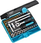 HAZET Steckschl&uuml;ssel HAZET Steckschl&uuml;ssel-Satz 854T Vierkant hohl 6,3 mm (1/4...