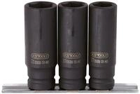 KS Tools Stecknuss KS Tools 515.0103 1/2'' Sechskant-Kraft-Stecknuss-Satz, lang,