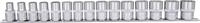 KS Tools Stecknuss KS Tools 911.1285 1/2'' 12-kant-Stecknuss-Satz, 15-tlg.,...