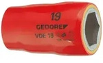 Gedore Steckschl&uuml;ssel, Einsatz 1/2"VDE Gr&ouml;&szlig;e 30 x 59 mm 6-kant 30 mm | 5.9 cm