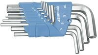 Gedore Schraubendreher Gedore Innen-Sechskant Winkelschraubendreher-Set 1.3 mm,...