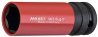 HAZET Stecknuss HAZET Kraft-Steckschl&uuml;ssel-Einsatz (6-Kant) 903SLG-21 s: 21 mm