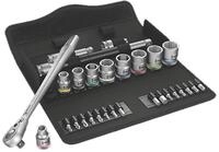 Wera Steckschl&uuml;ssel 8100 SB 8 Zyklop Metal-Knarrensatz, Umschalthebel,...
