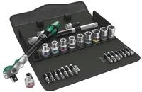 Wera Steckschl&uuml;ssel 8100 SC 9 (Set, 28 St), 1/2 " Antrieb, 5 Grad