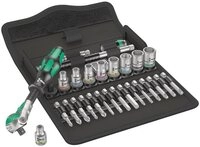 Wera Steckschl&uuml;ssel Zyklop Speed-Knarrensatz 8100 SA 6, 1/4", 28-teilig
