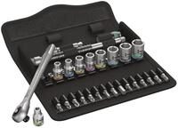 Wera Umschaltknarre 8100 SA 7 Zyklop (Set), 76er Feinzahn-Teilung, 4,7&deg;