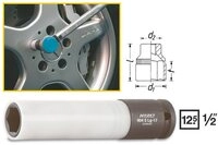 HAZET Steckschl&uuml;ssel Kraft-Steckschl&uuml;ssel-Einsatz (6kt), Innenvierkant 12.5 mm