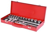 KS Tools Steckschl&uuml;ssel (24 St), 1/2" Satz, 24-teilig 6-kant