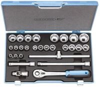Gedore Steckschl&uuml;ssel (28 St), Garnitur 1/2" 28tlg. 19 VMU-10