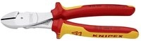 Knipex Seitenschneider VDE-Kraftseitenschneider 74 06 200, mit Facette