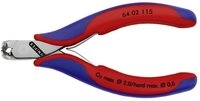 Knipex Seitenschneider Elektronik-Vornschneider 64 02 115, mit Facette