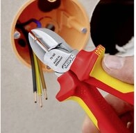 Knipex Seitenschneider VDE-Seitenschneider 70 06 70 06 160, mit Facette