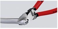 Knipex Seitenschneider Seitenschneider f&uuml;r Kunststoff 72 02 125, ohne Facette
