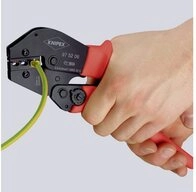 Knipex Crimpzange Crimpzange auch f&uuml;r Zweihandbedienung 97 52 13