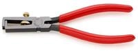 Knipex Crimpzange Knipex Abisolierzange schwarz atramentiert mit Kunststoff