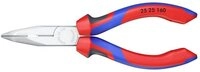 Knipex Flachzange Flachrundzange mit Schneide (Radiozange 25 25 160