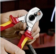 Knipex Universalschere Kabelschere mit &Ouml;ffnungsfeder