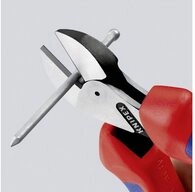 Knipex Seitenschneider Kompakt-Seitenschneider 73 02 160, mit Facette