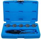 BGS technic Crimpzange BGS Crimpzangen-Satz mit 5 Paar Backen