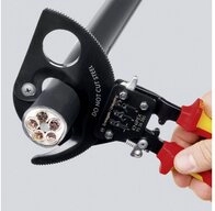 Knipex Kabelschere VDE Kabelschneider Ratschenprinzip 95 36 95 36 280